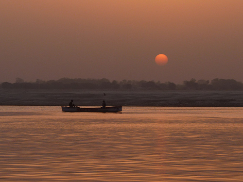 Sunrise on the Ganga